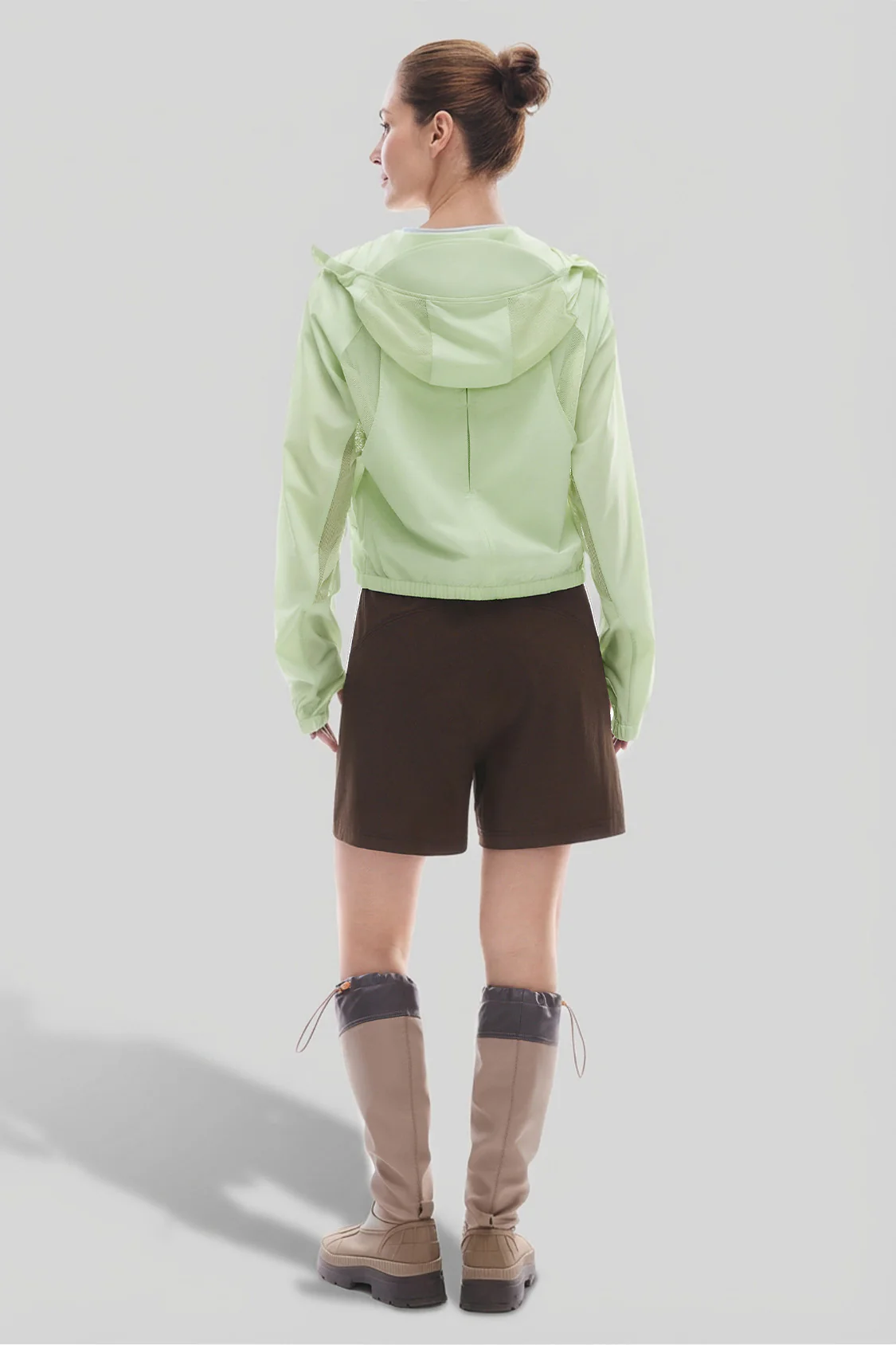 Women’s Cropped Lightweight Sun Protection Jacket UPF 50+ TS004 - Image 13