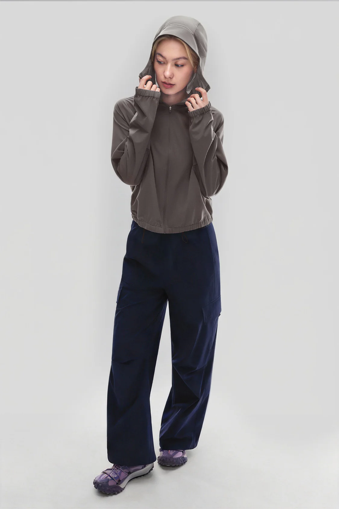 Women’s Cropped Lightweight Sun Protection Jacket UPF 50+ TS004 - Image 14