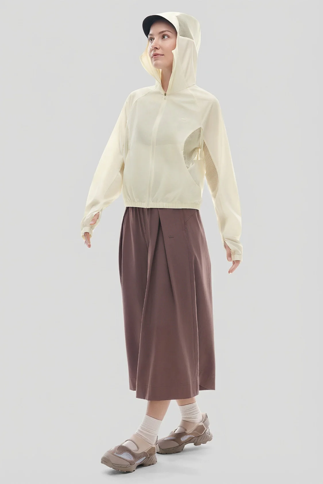 Women’s Cropped Lightweight Sun Protection Jacket UPF 50+ TS004 - Image 15