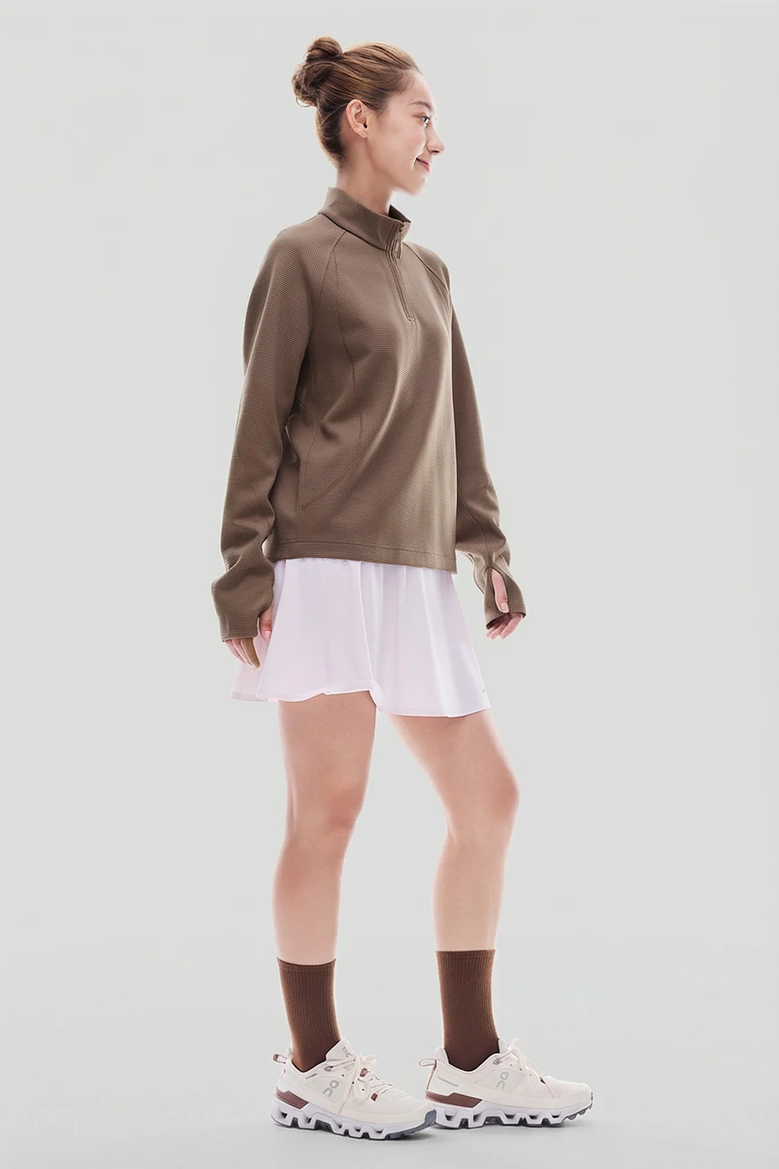 Women’s Half-Zip Quick-Dry Sweatshirt DR017 - Image 10
