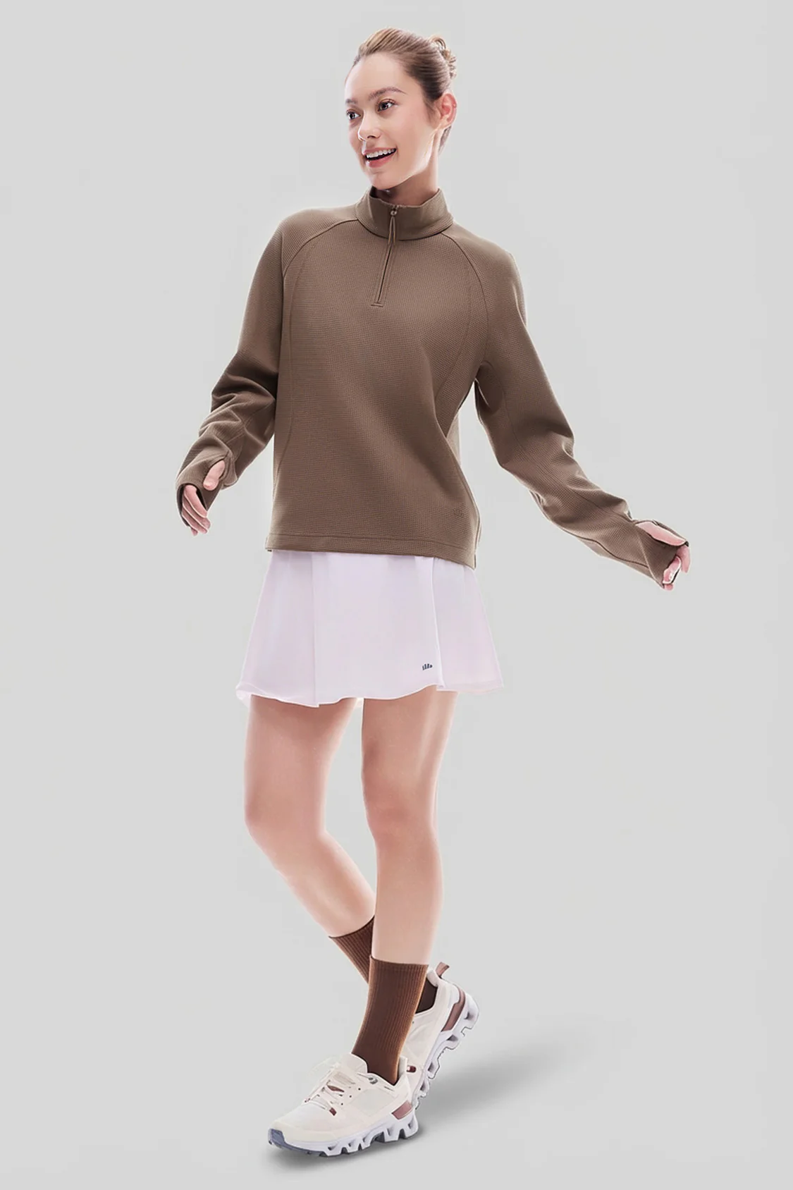 Women’s Half-Zip Quick-Dry Sweatshirt DR017 - Image 8