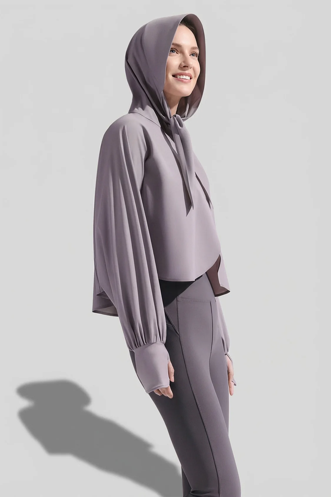 Women’s Headscarf-Style Sun Protection Jacket UPF 100+ UL001 - Image 10
