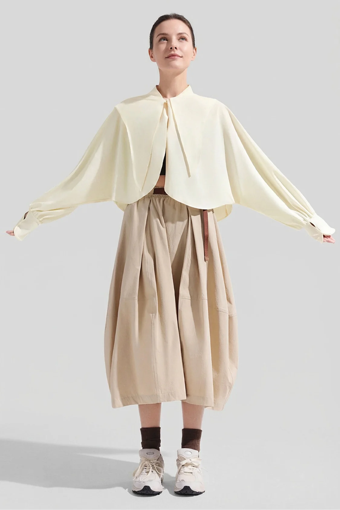 Women’s Headscarf-Style Sun Protection Jacket UPF 100+ UL001 - Image 16