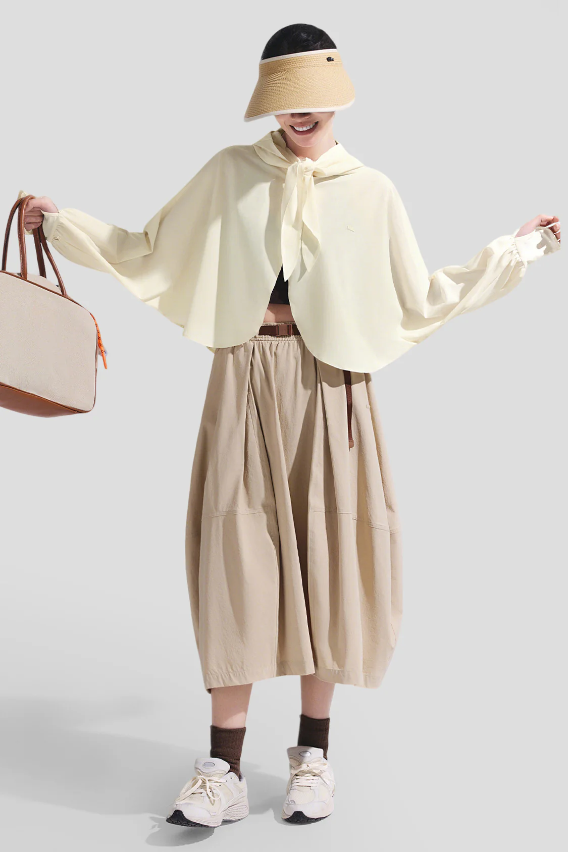 Women’s Headscarf-Style Sun Protection Jacket UPF 100+ UL001 - Image 17