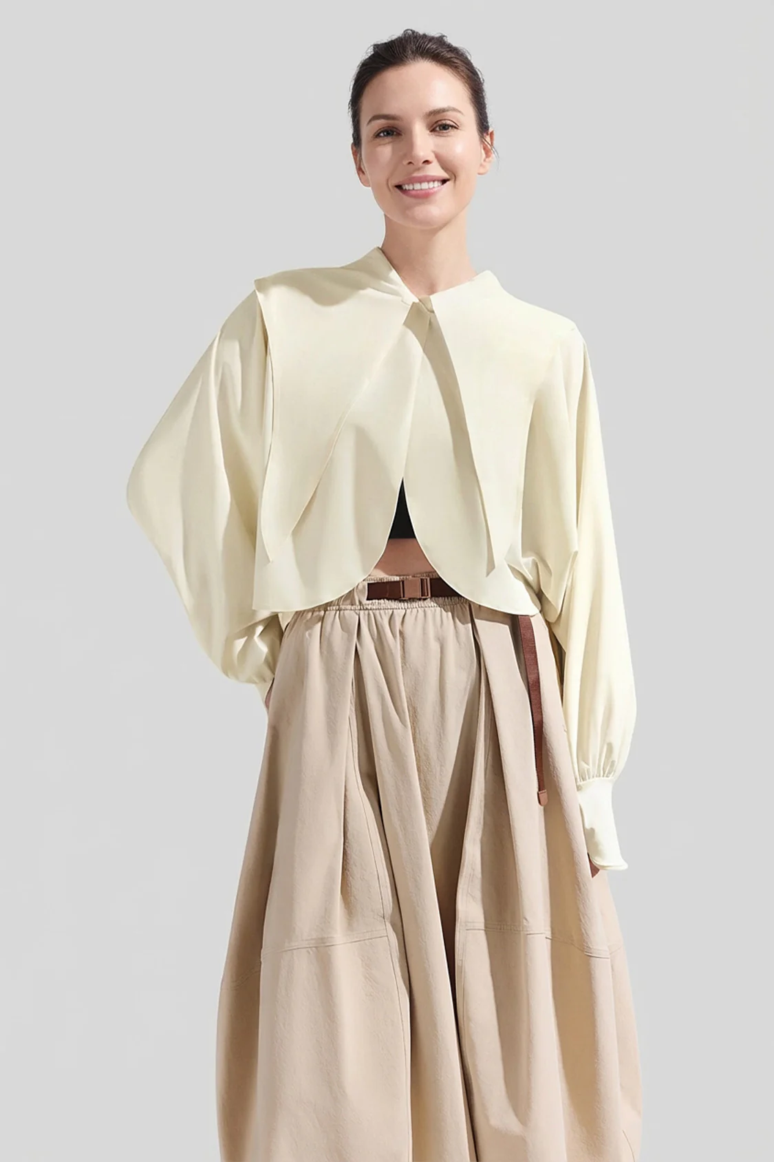 Women’s Headscarf-Style Sun Protection Jacket UPF 100+ UL001 - Image 18