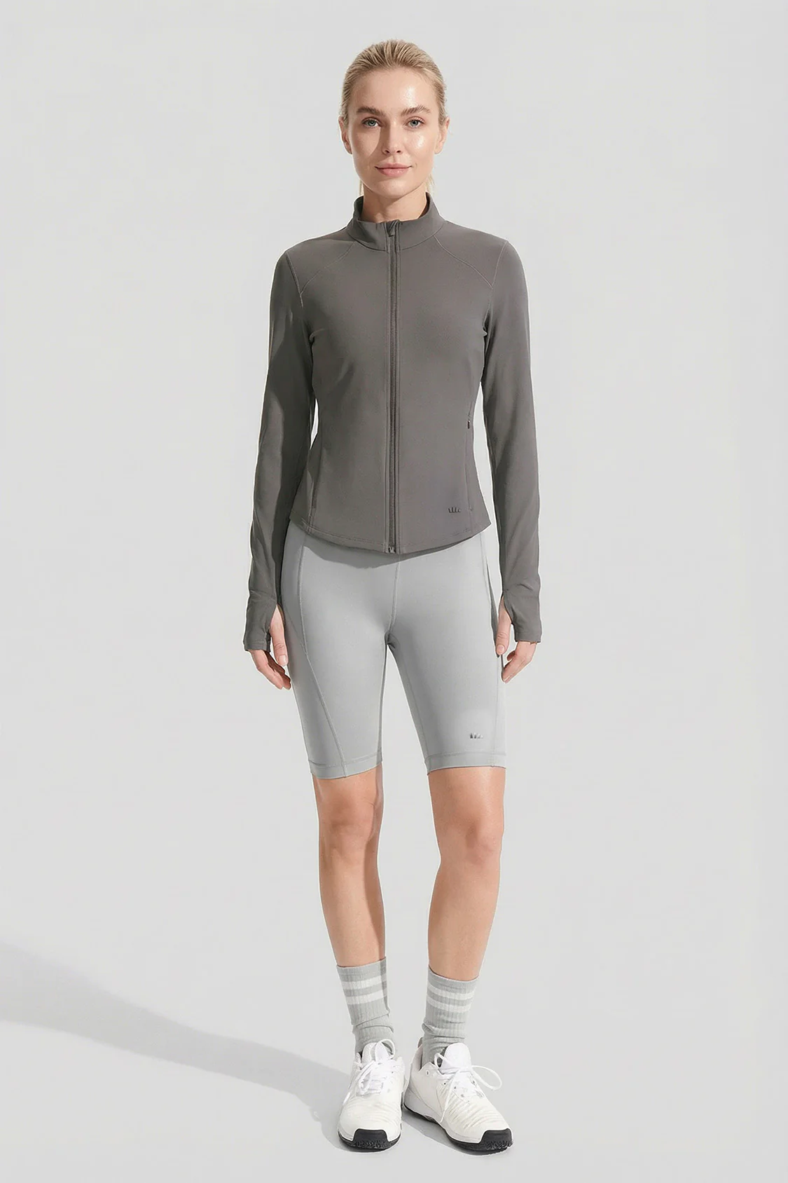 Women’s Slim-Fit Sun Protection Jacket with Stand Collar UPF 50+ DS004 - Image 7