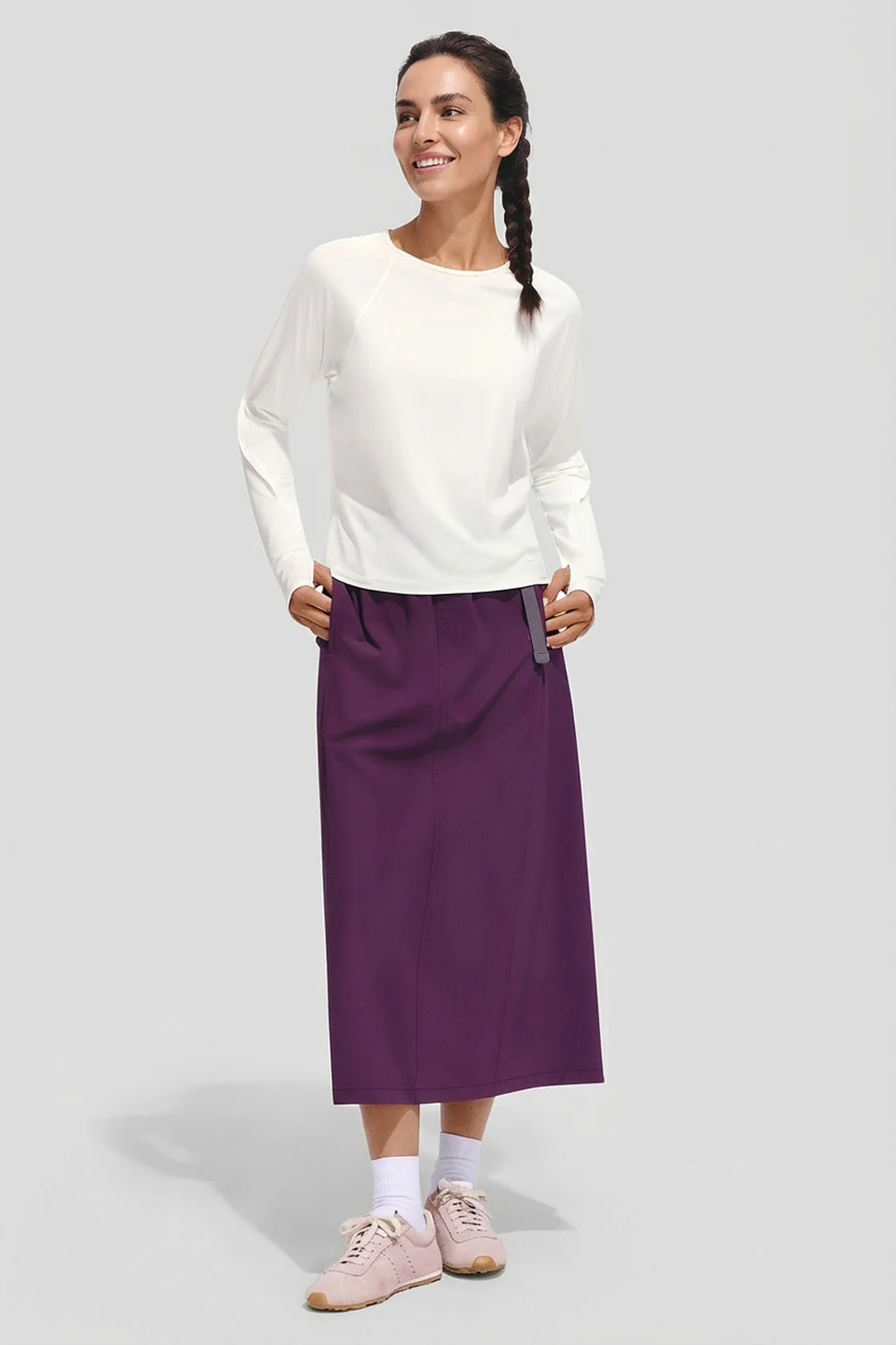 Women’s Slim-Fit Sun Protection Long Sleeve Tee UPF 50+ AS003 - Image 13