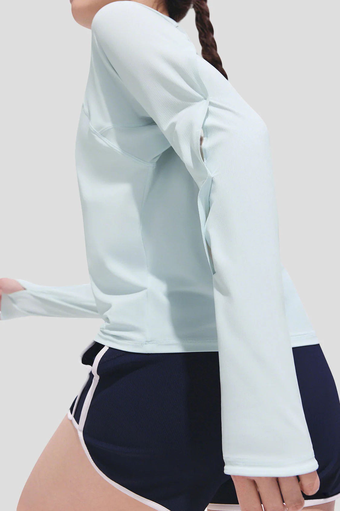 Women’s Slim-Fit Sun Protection Long Sleeve Tee UPF 50+ AS003 - Image 3