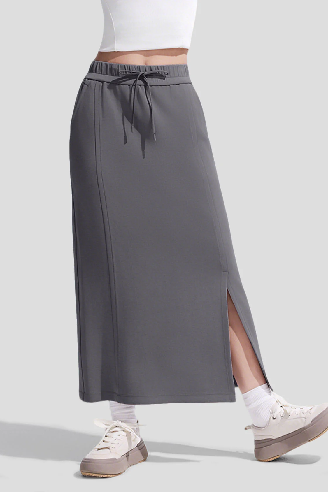 Women's Stretch Knit Straight Skirt EL004 - Image 8
