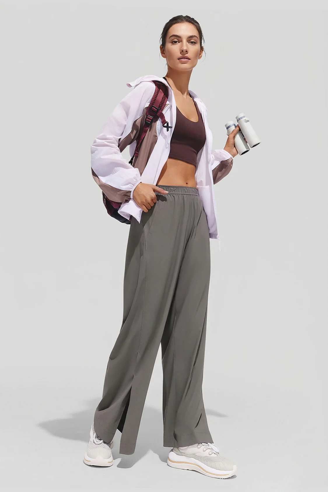 Women's Breathable Wide Leg Pants UPF 50+ AS010 - Image 11