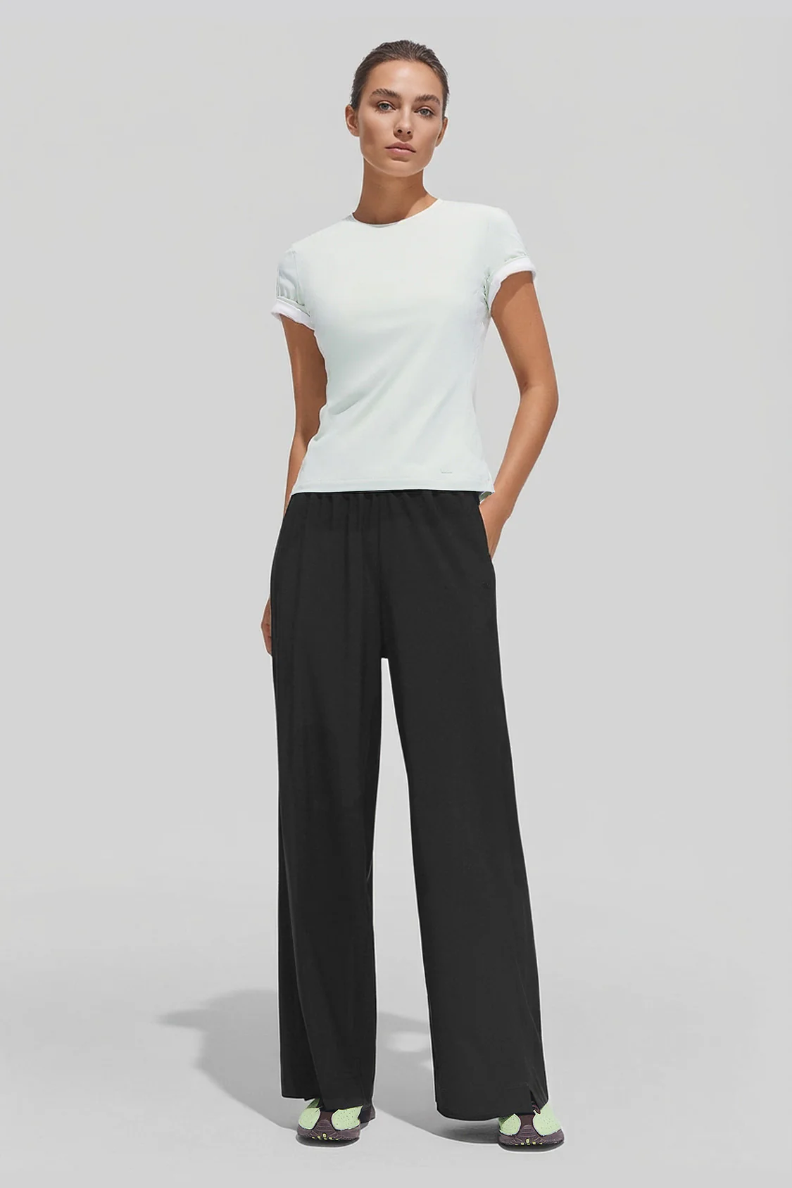 Women's Breathable Wide Leg Pants UPF 50+ AS010 - Image 15