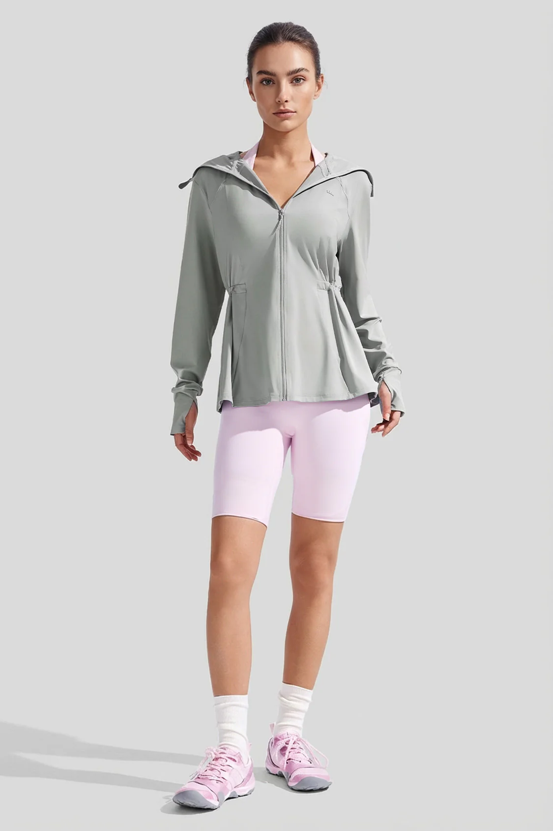 Women's Cinched Waist Sun Protection Jacket UPF 200+ AL009 - Image 7