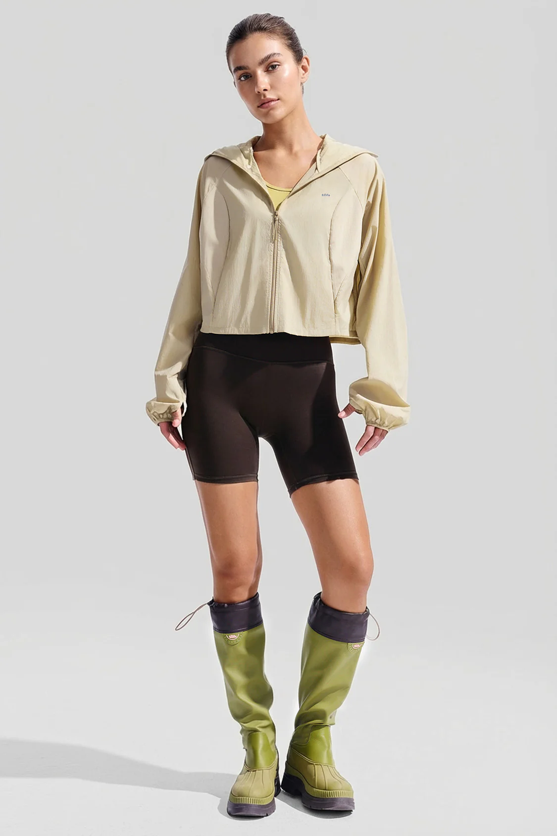 Women's Cropped Sun Protection Jacket UPF 100+ TS400 - Image 2