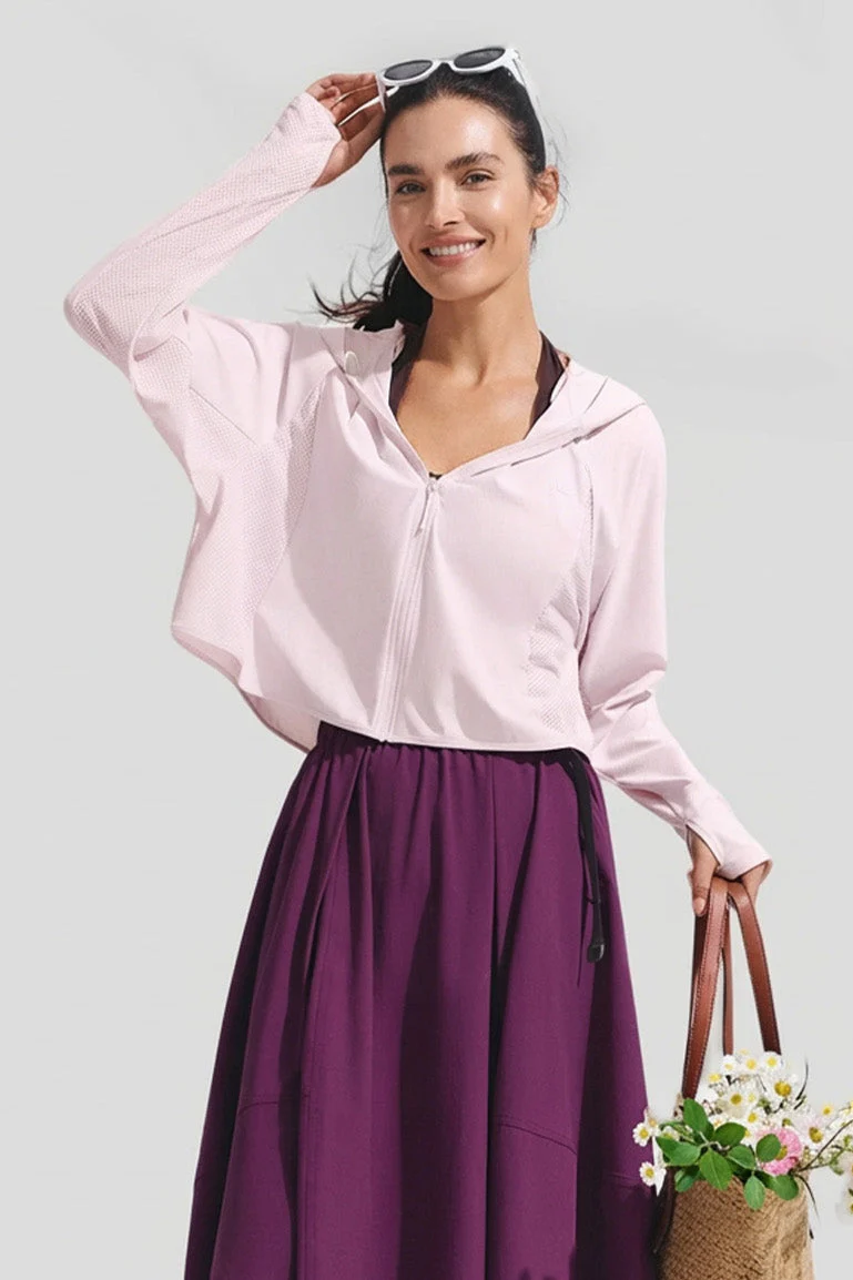 Women's Lightweight Shawl-Style Sun Protection Jacket UPF 100+ UL002
