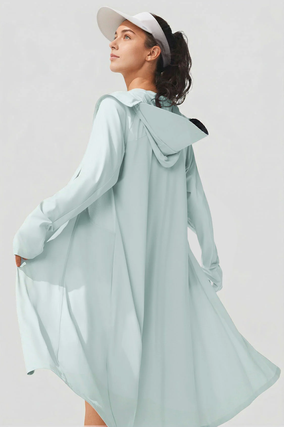Women's Longline Cooling Sun Protection Jacket UPF 200+ AL902 - Image 5