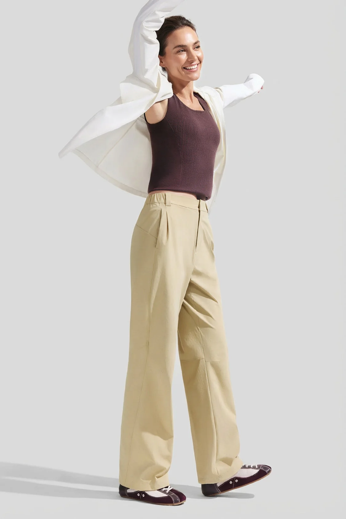 Women's Quick-Dry Cargo Pants UPF 50+ DS017 - Image 2