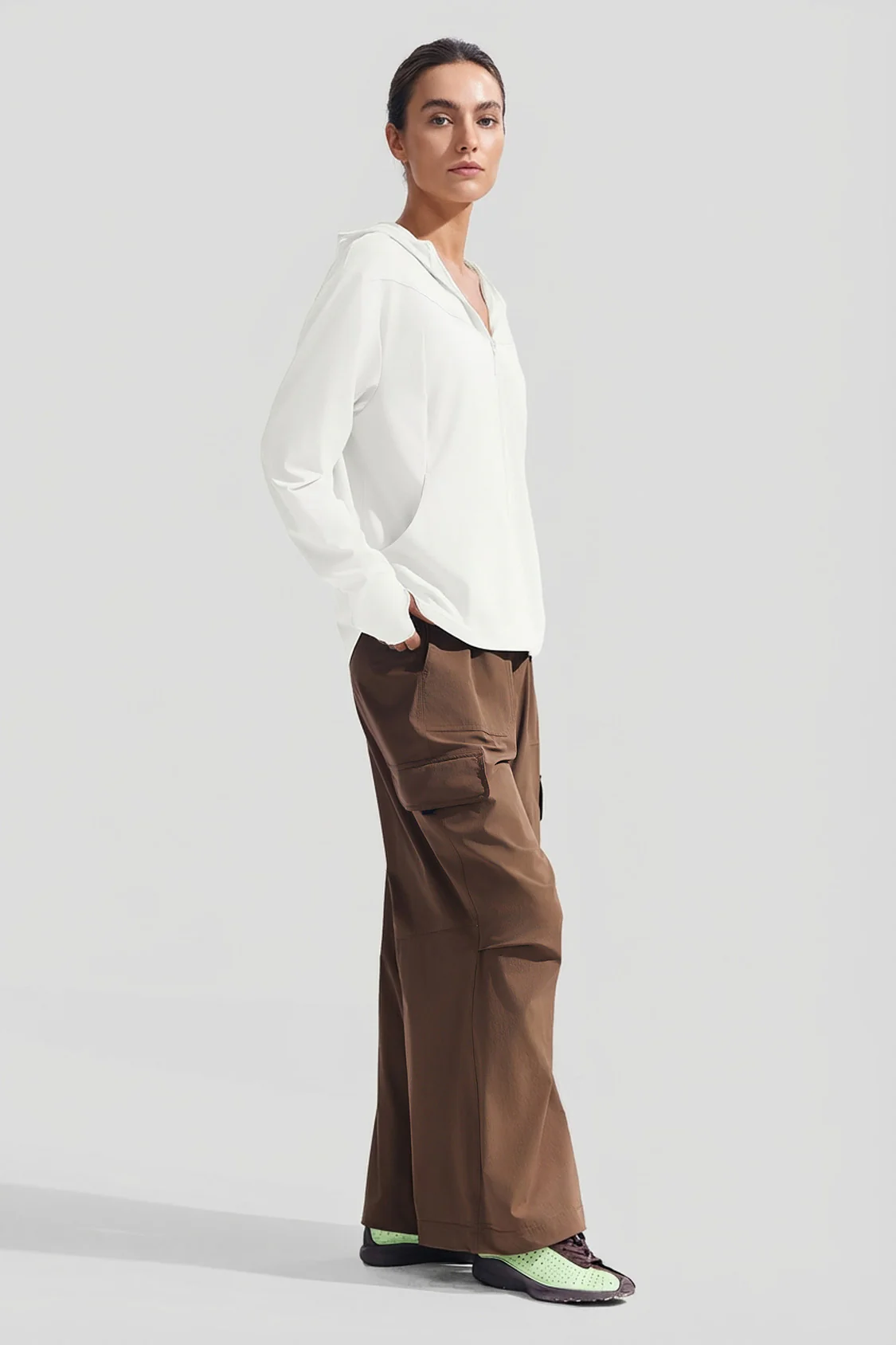 Women's Relaxed-Fit Sun Protection Jacket UPF 200+ AL010 - Image 14