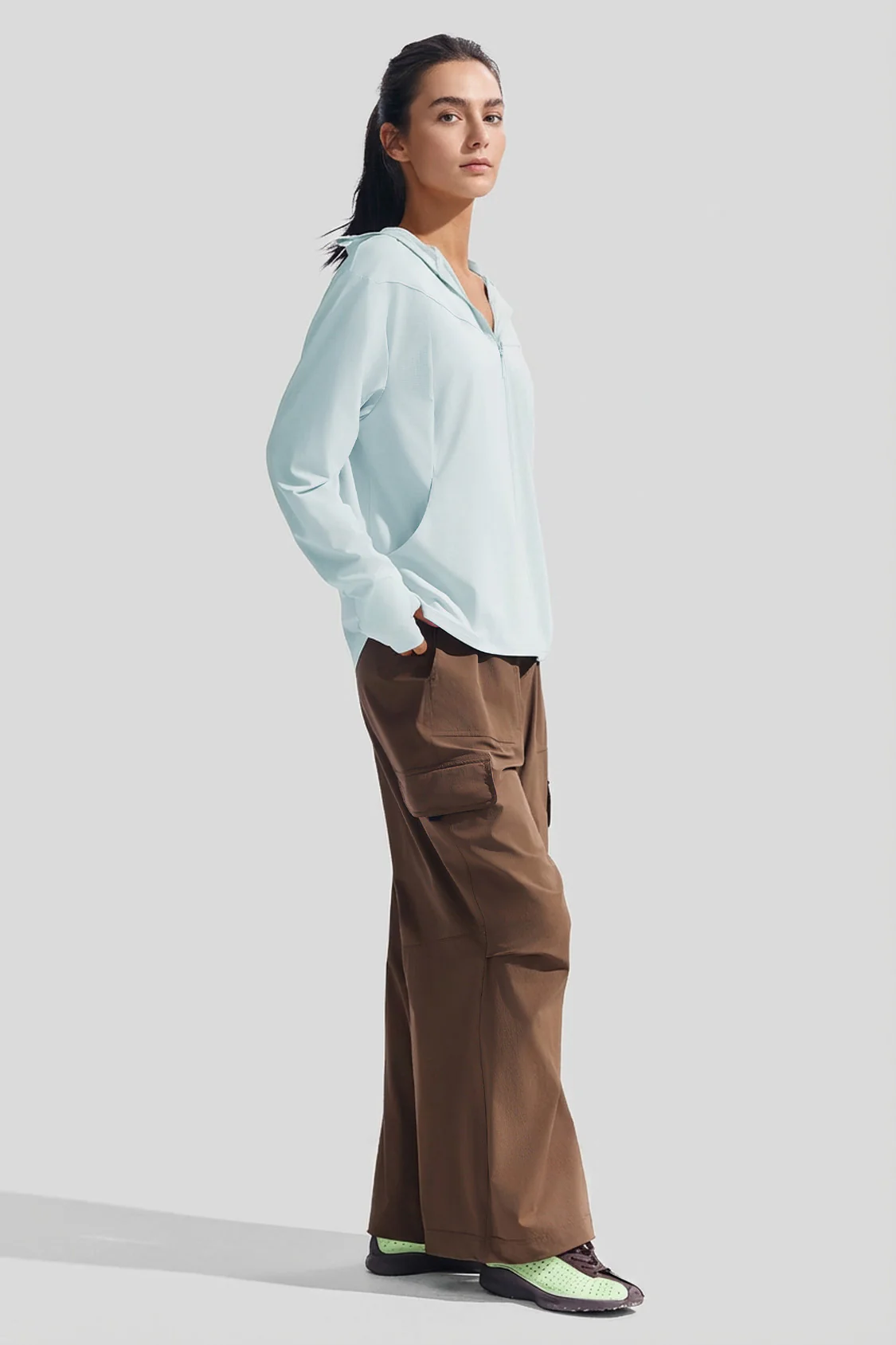 Women's Relaxed-Fit Sun Protection Jacket UPF 200+ AL010 - Image 2