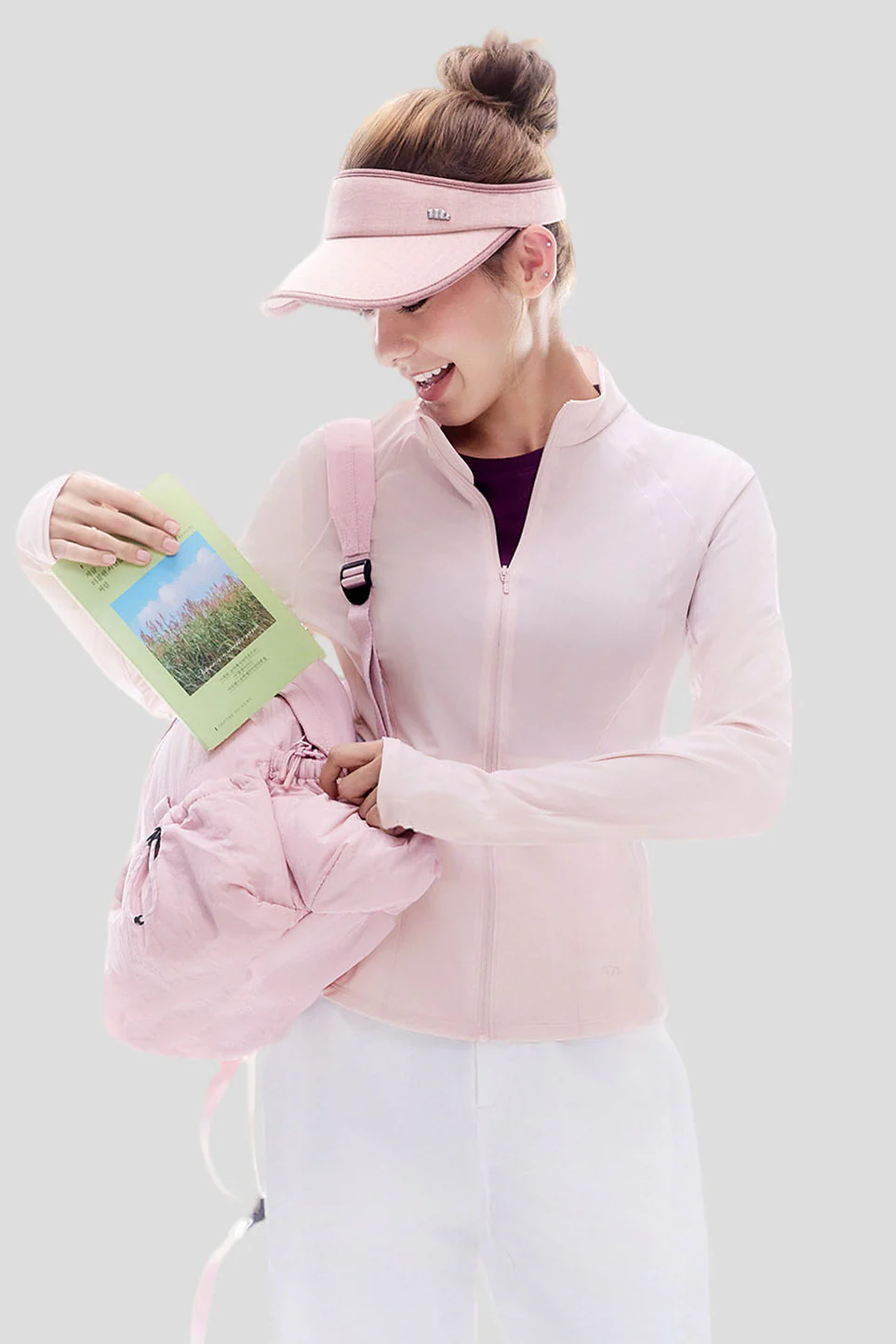 Women's Slim-Fit Sun Protection Jacket with Stand Collar UPF 50+ AL013