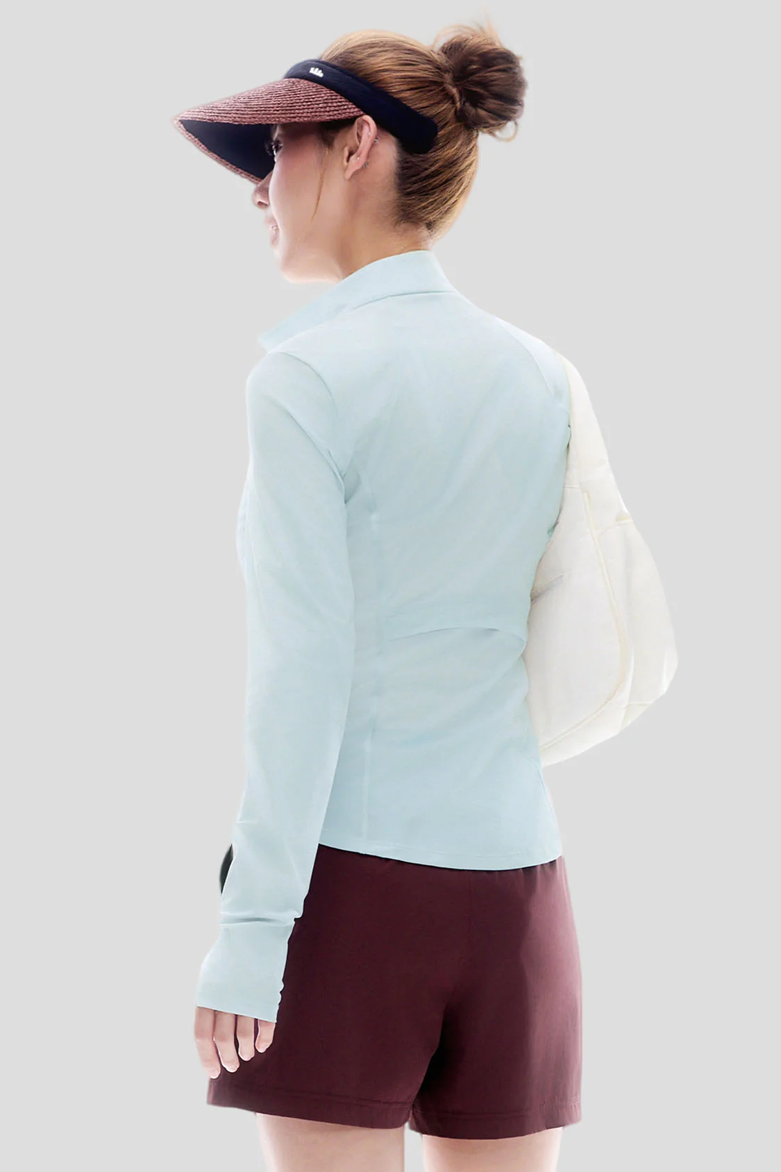 Women's Slim-Fit Sun Protection Jacket with Stand Collar UPF 50+ AL013 - Image 13