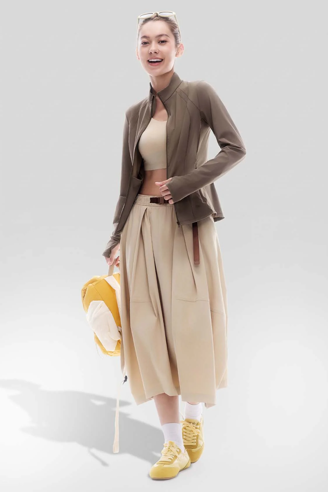 Women's Slim-Fit Sun Protection Jacket with Stand Collar UPF 50+ AL013 - Image 8