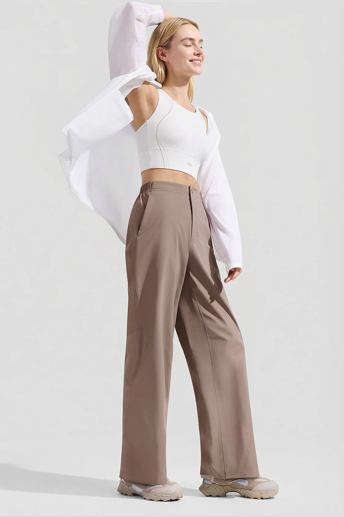 Women's Stretch Straight Leg Pants UPF 50+ EL001 - Image 4