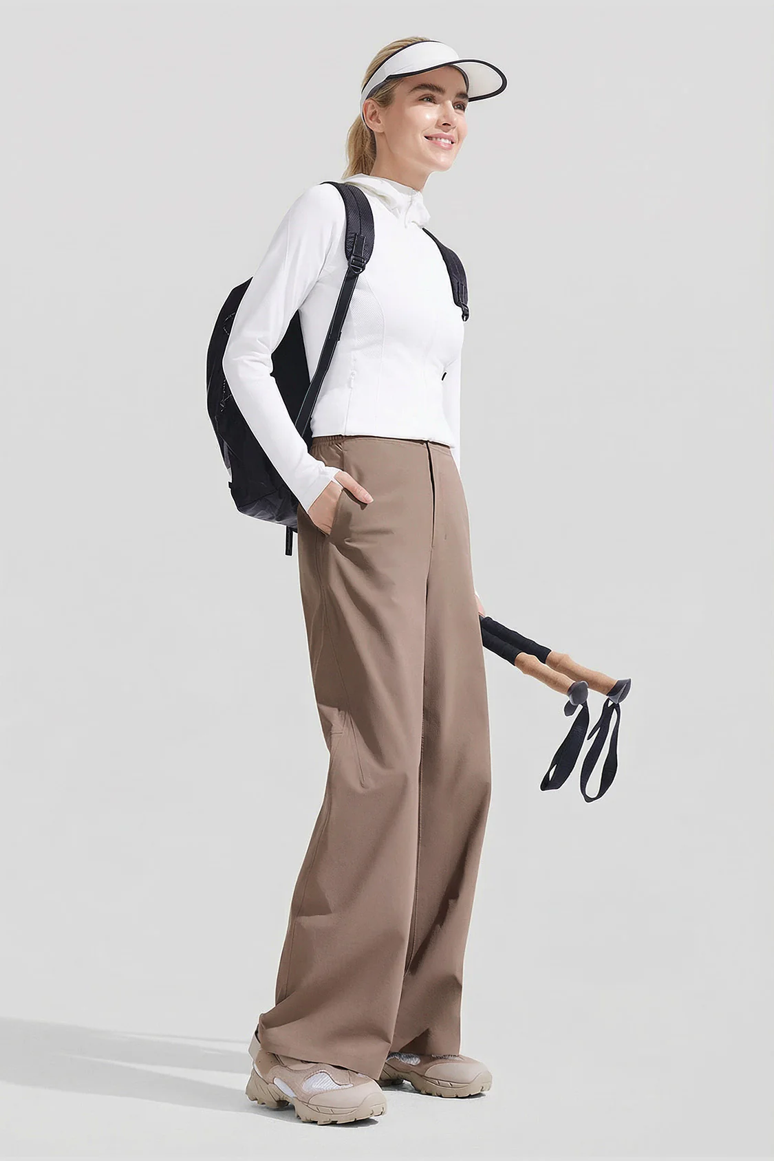 Women's Stretch Straight Leg Pants UPF 50+ EL001 - Image 6