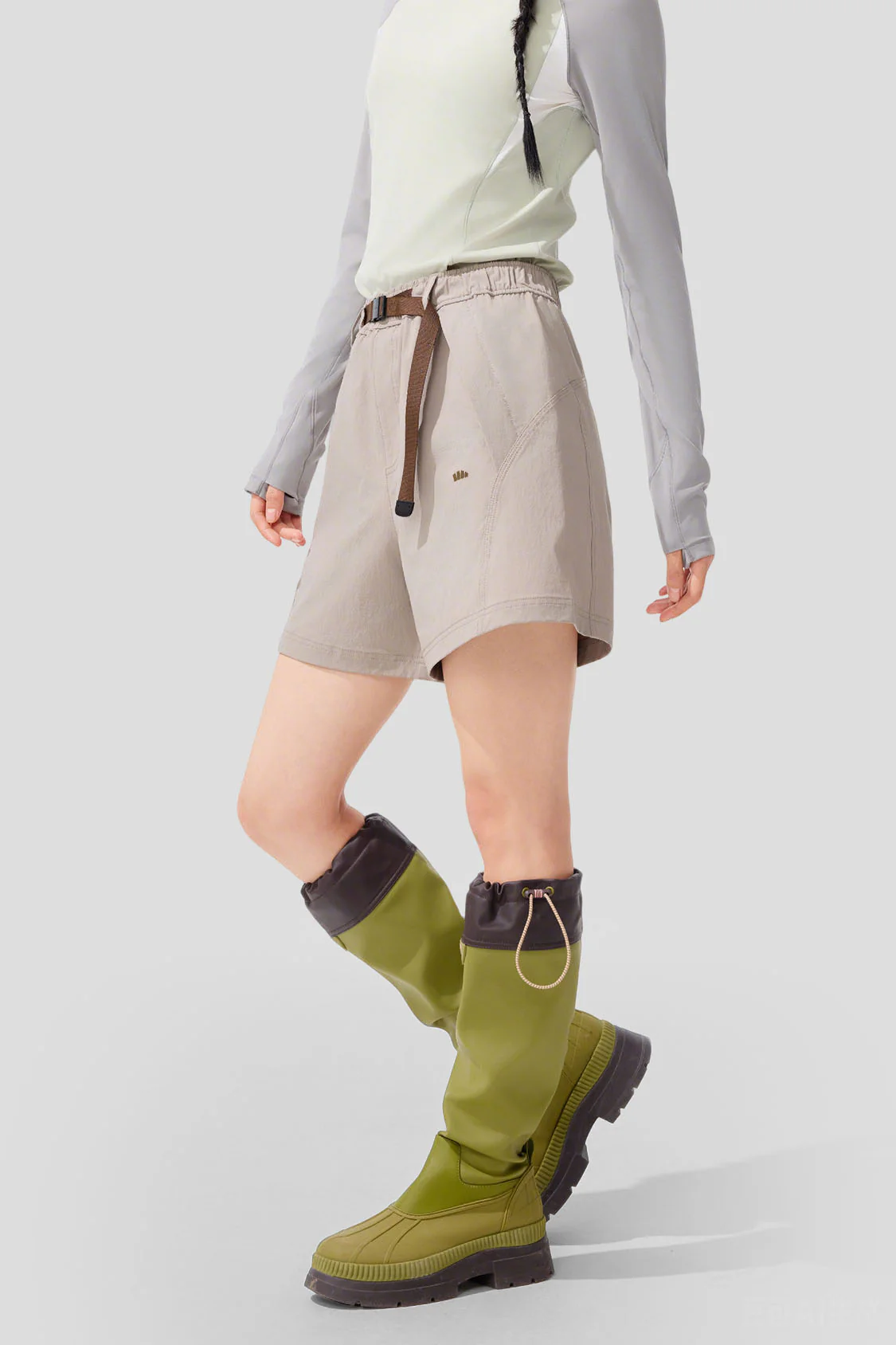 Women's Water-Repellent Cargo Shorts UPF50+ WR894 - Image 3