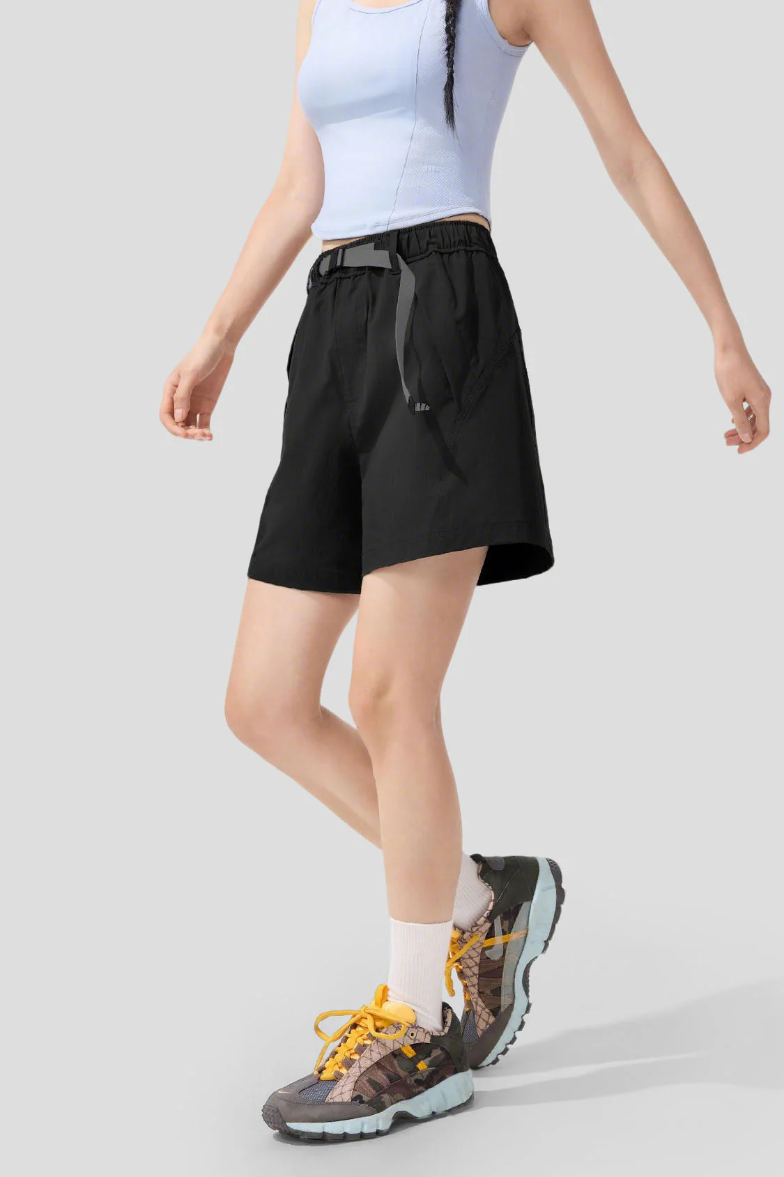 Women's Water-Repellent Cargo Shorts UPF50+ WR894 - Image 7