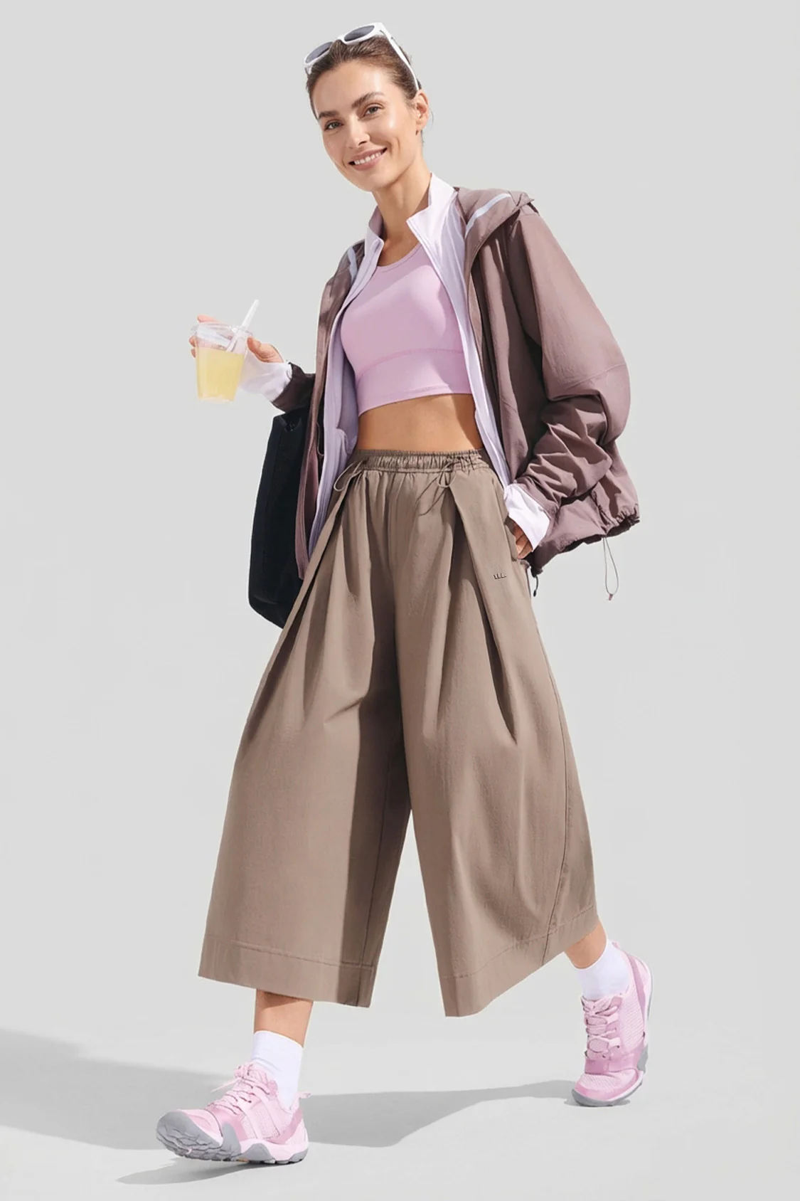 Women's Water-Resistant Wide Leg Pants UPF 50+ WR881 - Image 6