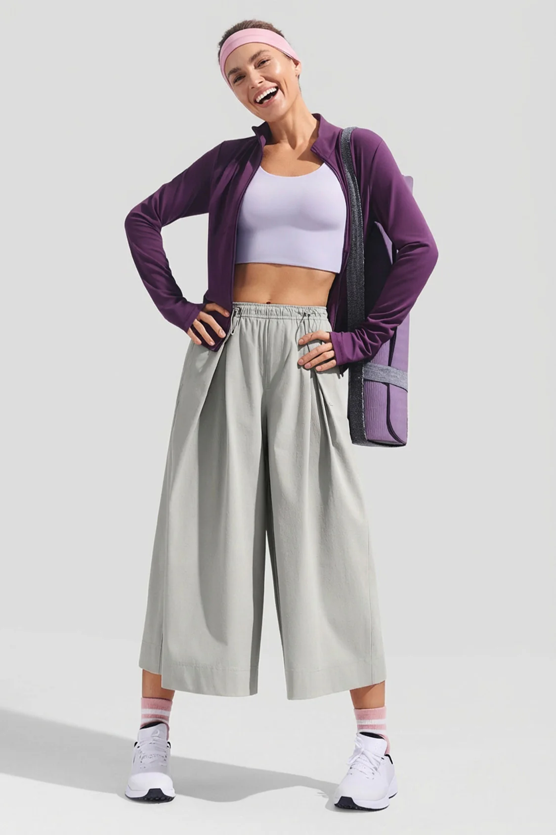 Women's Water-Resistant Wide Leg Pants UPF 50+ WR881 - Image 9