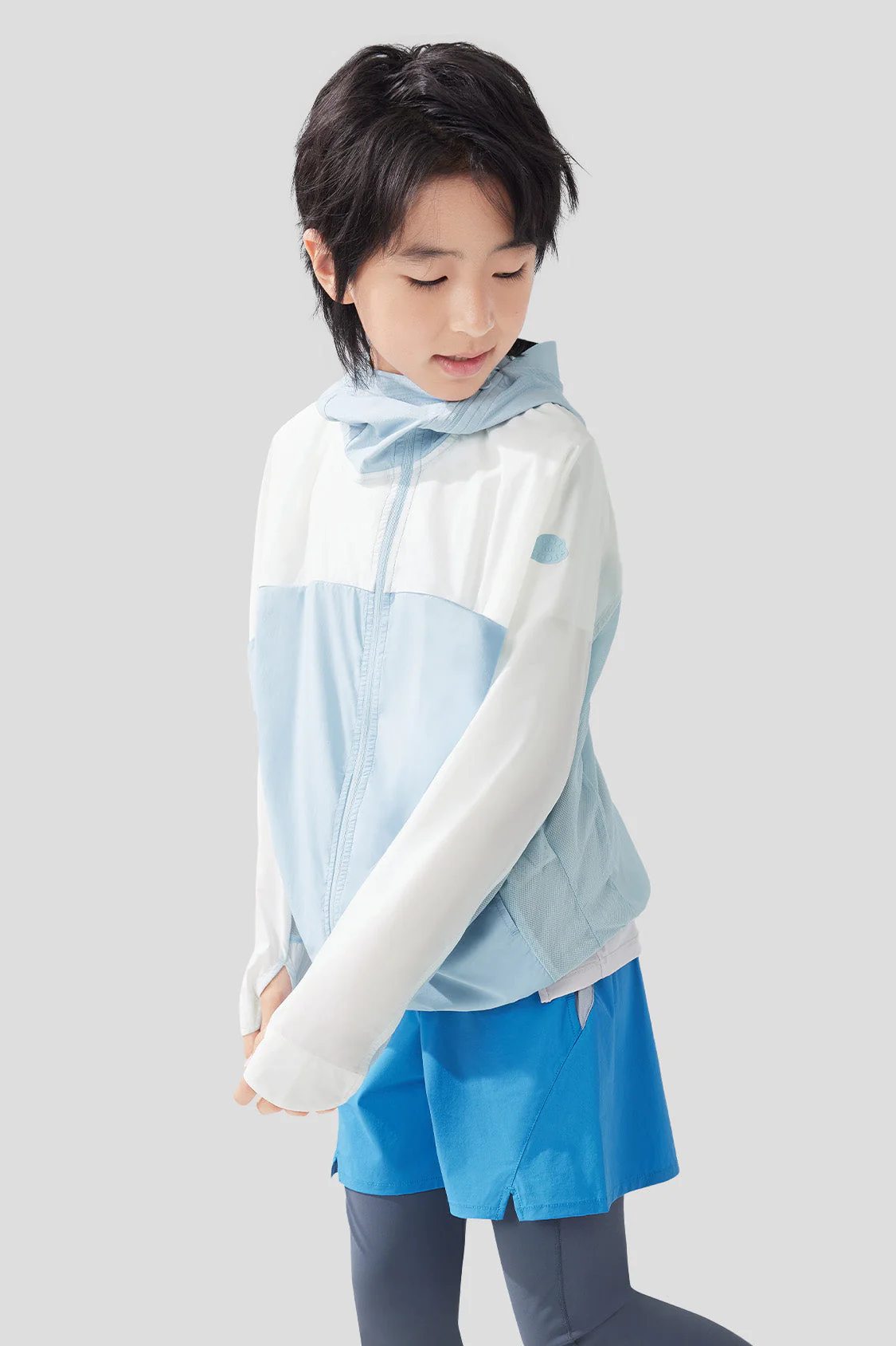 Pocket - Kids' Lightweight Packable Sun Protection Jacket UPF50+ - Image 3
