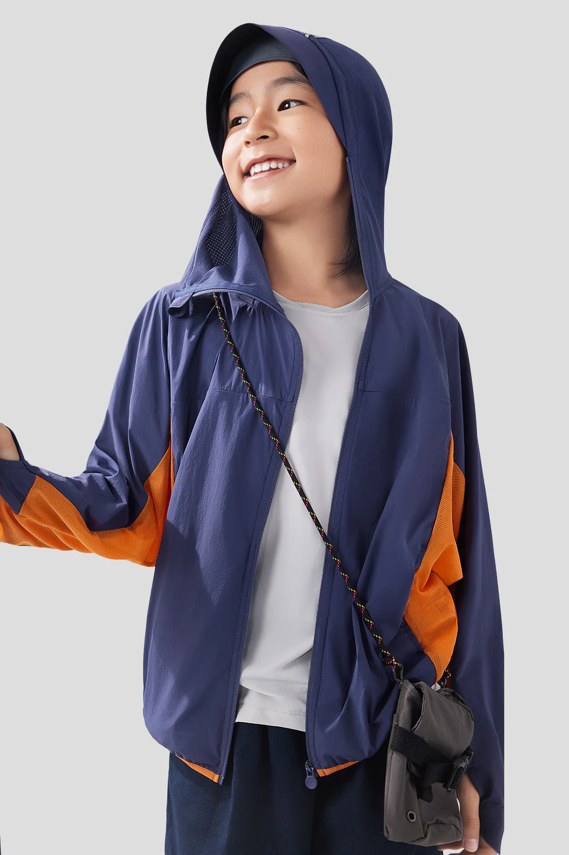Pocket - Kids' Lightweight Packable Sun Protection Jacket UPF50+ - Image 8