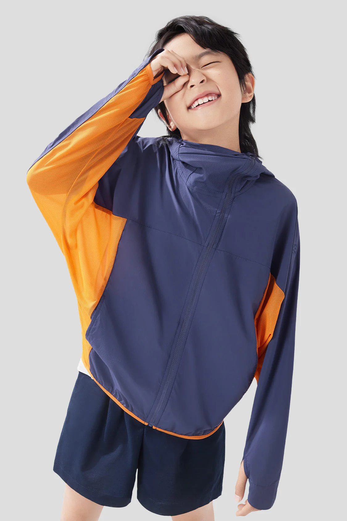 Pocket - Kids' Lightweight Packable Sun Protection Jacket UPF50+ - Image 9